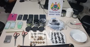 Drogas em Rio Branco: dois são presos com cocaína e itens de preparo e comercialização