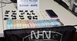 Tráfico em Rio Branco: mulher é presa em flagrante com drogas