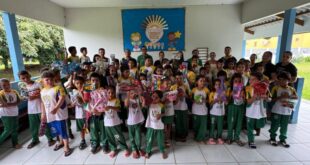 Campanha solidária da SEE leva brinquedos a alunos de escolas em áreas de difícil acesso