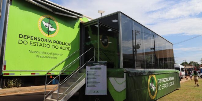 Carreta da Defensoria chega ao município de Epitaciolândia neste sábado para ação itinerante com serviços gratuitos