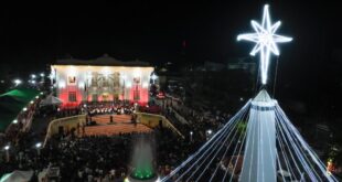 Vice-governadora abre programação de Natal com cantata e acender das luzes do Palácio Rio Branco
