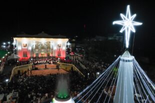 Vice-governadora abre programação de Natal com cantata e acender das luzes do Palácio Rio Branco