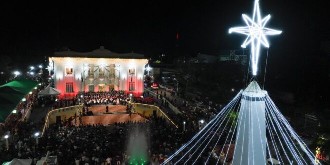 Vice-governadora abre programação de Natal com cantata e acender das luzes do Palácio Rio Branco