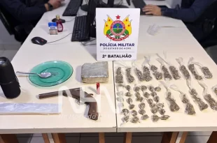 Drogas em Rio Branco: homem é preso com arma de fogo e grande quantidade de drogas