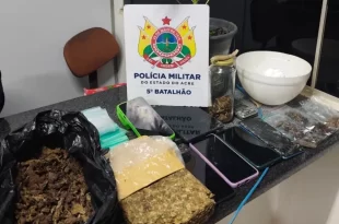 Drogas no Acre: Polícia Militar apreende entorpecentes em residência