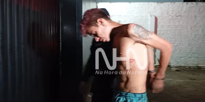 Violência em Rio Branco: armado de faca rouba casal e é preso pela PM após celular ser rastreado