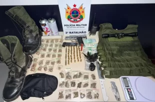 Violência em Rio Branco: Força Tática recupera arma furtada e apreende munições e drogas em chácara