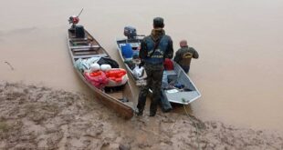 Gefron prende quatro pessoas com 40 quilos de skunk em patrulhamento fluvial no Rio Yaco