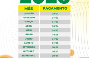 Governo divulga calendário de pagamento de 2026 e confirma aumento salarial para junho