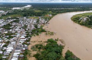 Rio Juruá atinge a cota de alerta