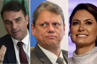 Michelle compartilha vídeo de Tarcísio como vingança contra Flávio