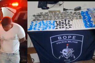 Drogas em Rio Branco: ROTAM prende homem com drogas em residência durante patrulhamento