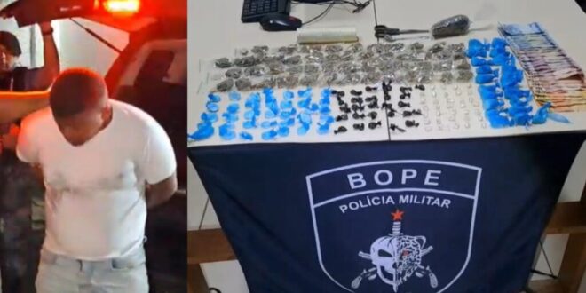 Drogas em Rio Branco: ROTAM prende homem com drogas em residência durante patrulhamento