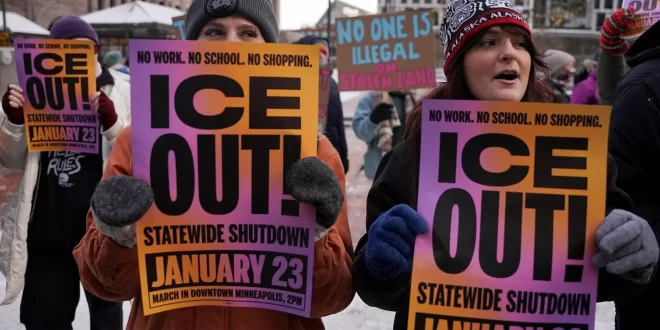 Conflito interno: Minnesota protesta contra o ICE com dia de 'apagão econômico'