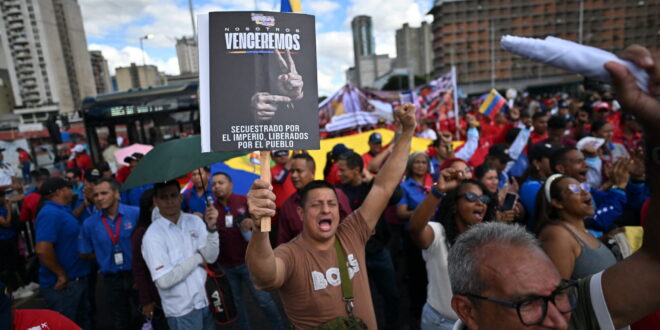 Pelo 10º dia consecutivo, venezuelanos saem às ruas para pedir a liberação de Nicolás Maduro e Cilia Flores