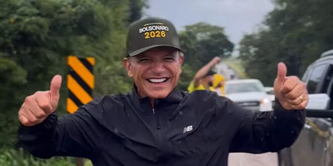 Bittar caminha 200km por Bolsonaro, em vez de andar pelos bairros da capital para ver onde foi parar o Asfalta Rio Branco