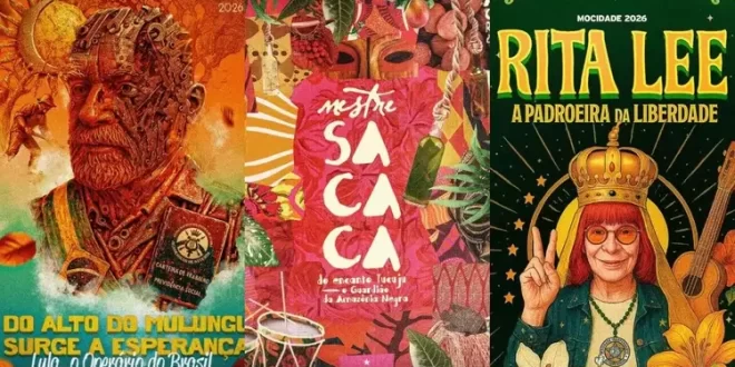 Lula, Rita Lee, Amazônia e mais: os enredos das escolas do Carnaval 2026