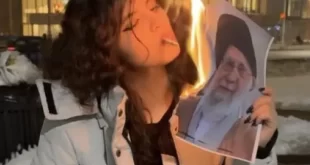Mulher transformada em símbolo da rebelião iraniana é do Canadá