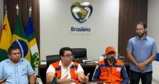 Prefeitura de Brasiléia decreta situação de emergência por chuvas e cancela Carnaval