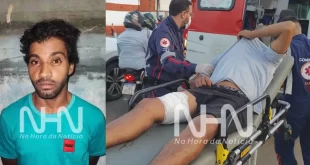 Violência em Rio Branco: criminosos em motocicleta passam atirando e ferem homem a tiros