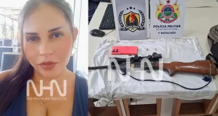 Violência em Rio Branco: PM prende mulher com arma de fogo e luneta