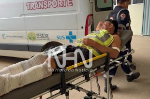 Violência em Rio Branco: grupo agride e espanca homem deixando-o com as duas pernas quebradas