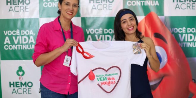 Hemoacre promove campanha de doação de sangue para garantir estoque seguro durante o Carnaval