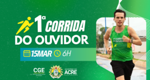 Controladoria-Geral do Acre abre inscrições para 1ª Corrida do Ouvidor