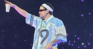 Bad Bunny entra em coro contra Milei em show em Buenos Aires