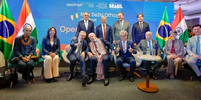Lula inaugura escritório da ApexBrasil em Nova Déli