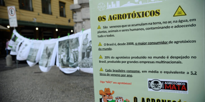 Associação é criada para dar suporte a vítimas de contaminação por agrotóxicos no Brasil