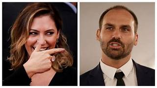Michelle publica vídeo fritando bananas para provocar Eduardo Bolsonaro