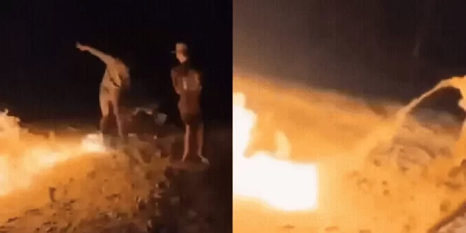 Violência juvenil: adolescente taca gasolina e fogo em colega e é preso