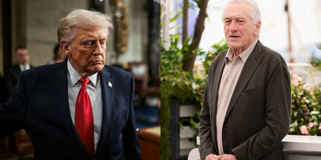 Sem liberdade de expressão: Donald Trump ameaça deportar Robert De Niro por “síndrome de transtorno de Trump”