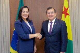 Governadora em exercício Mailza recebe deputado do Peru e fortalece agenda de integração para ampliar exportações entre Brasil e o país andino