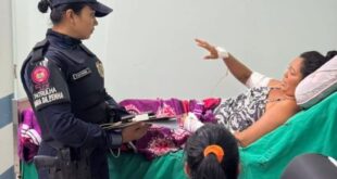 Patrulha Maria da Penha visita vítima de tentativa de feminicídio