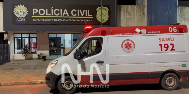 Violência em Rio Branco: mulher foge de criminoso e escapa de assalto dentro do IML