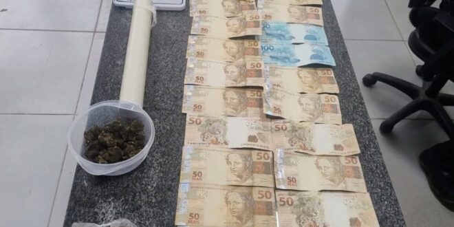 Drogas em Rio Branco: PM apreende dinheiro e entorpecentes