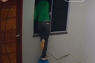 Violência em Rio Branco: ladrão invade residência e é flagrado pelas câmeras de segurança