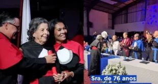 Lição de vida: idosa de 76 anos se forma em Direito em MG