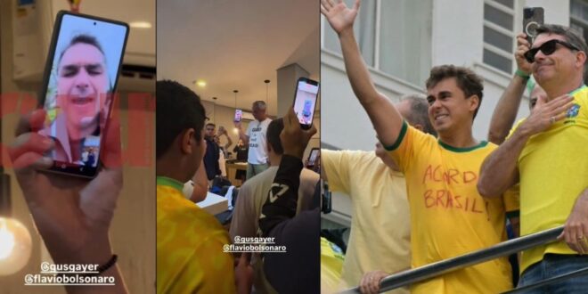 Flávio Bolsonaro fez pregação ao Exército de clipadores de Nikolas Ferreira