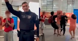 PM espanca alunos que protestavam contra “professor assediador” no Rio