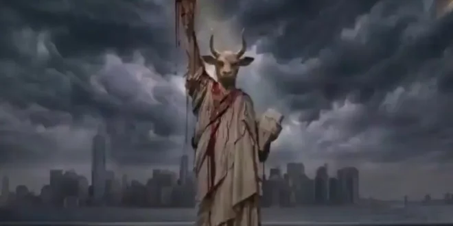 Irã publica vídeo que simula explosão da Estátua da Liberdade com traços demoníacos