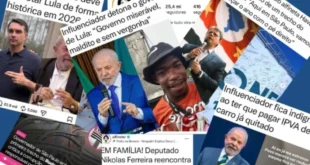 Diz-me com quem andas: perfis de fofoca nas redes, bancados por bets, atacam Lula e promovem Tarcísio