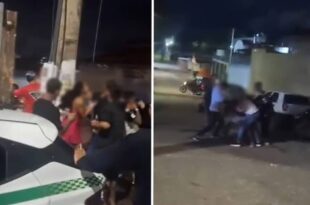 Festa termina em pancadaria em casa noturna