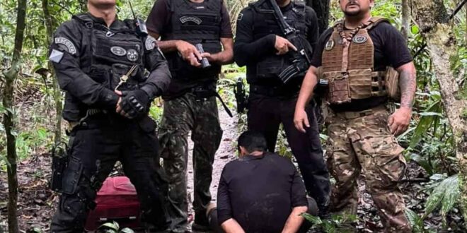 Mata a golpes de terçado, rompe a tornozeleira, foge para a mata e acaba recapturado
