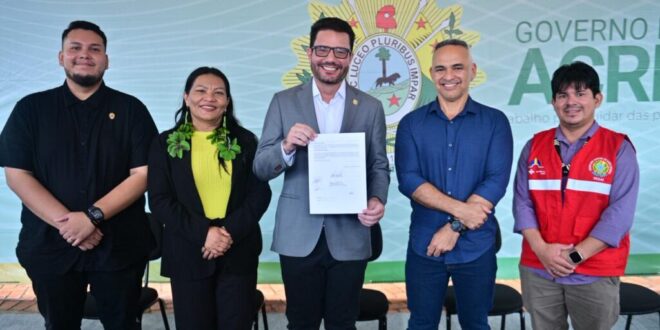 Com cooperação internacional, governo do Acre leva água potável a mais de 5 mil indígenas em nove territórios