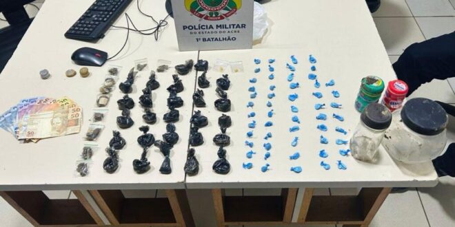 Drogas em Rio Branco: homem é preso por tráfico