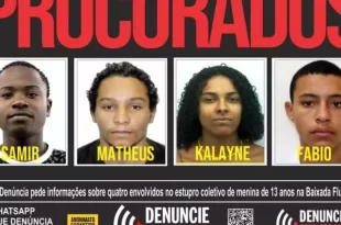 Epidemia de crimes: menina de 13 anos é estuprada por sete no RJ