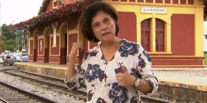 Neide Duarte, que trabalhou 42 anos na Globo, destrói powerpoint da Globo News